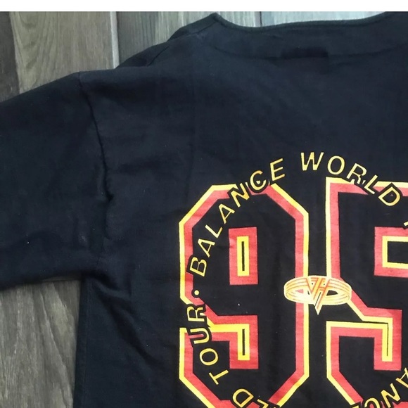 Nice Man Other - VTG 1995 Van Halen Balance World Tour Shirt Sz L